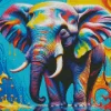 Colorful Elephant Diamond Painting