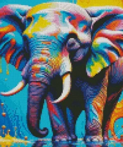 Colorful Elephant Diamond Painting