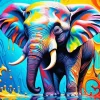 Colorful Elephant Diamond Painting