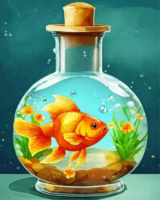 Fish Tank Art Diamond Painting