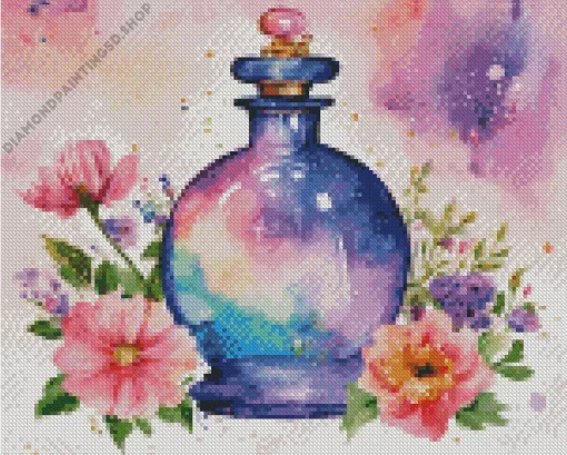 Floral Perfume Diamond Painting