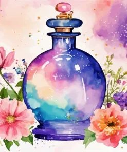 Floral Perfume Diamond Painting