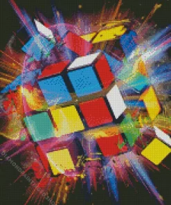 Rubiks Cube Diamond Painting