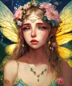 Sad Fantasy Nymph Diamond Painting
