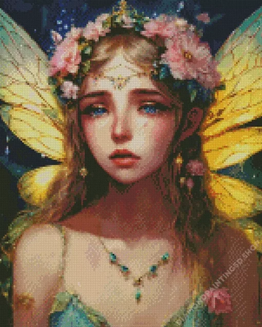 Sad Fantasy Nymph Diamond Painting
