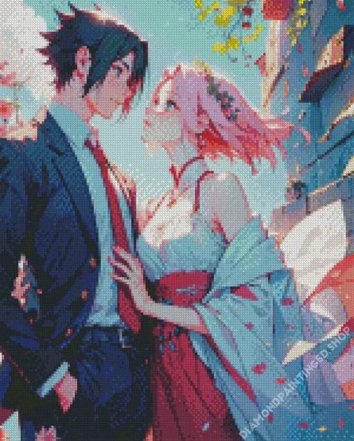 Sasuke And Sakura Diamond Painting