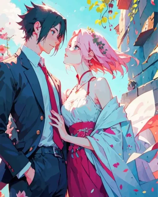 Sasuke And Sakura Diamond Painting