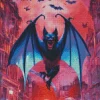 Scary Fantasy Bat Diamond Painting