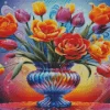 Vase Of Flowers Diamond Painting