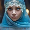 Veiled Woman Diamond Painting