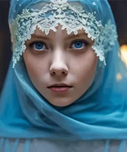Veiled Woman Diamond Painting