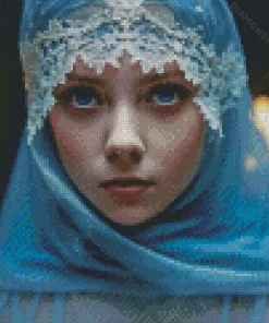 Veiled Woman Diamond Painting