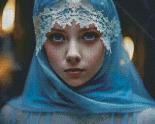 Veiled Woman Diamond Painting