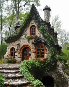 Whimsical House Diamond Painting