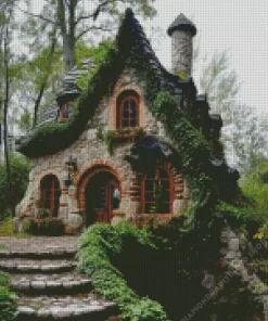 Whimsical House Diamond Painting