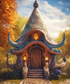 A Fairy Tale Cottage Diamond Painting