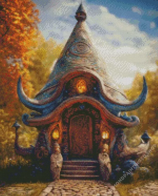 A Fairy Tale Cottage Diamond Painting