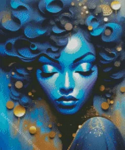 Afro Female Diamond Painting