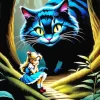 Alice And Cheshire Cat Diamond Painting