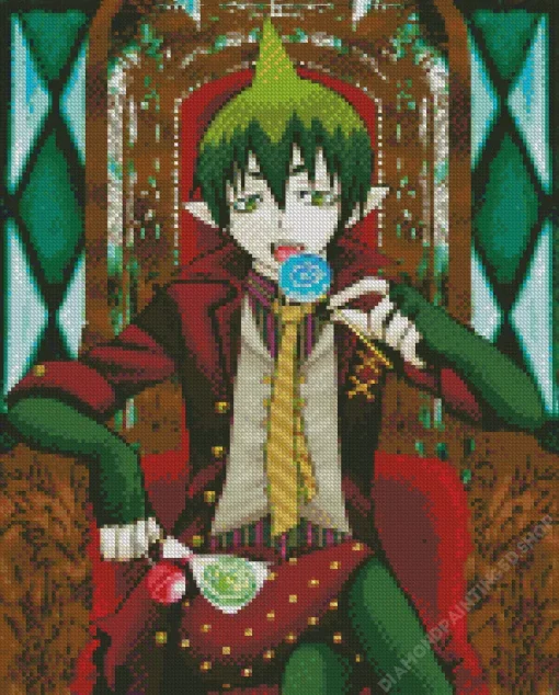 Amaimon Blue Exorcist Diamond Painting