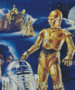 C3po And R2d2 Diamond Painting