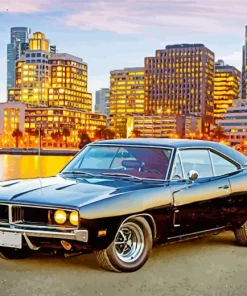 Classic 69 Charger Diamond Painting