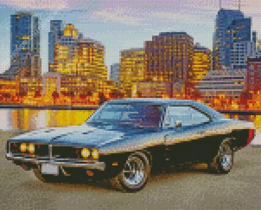Classic 69 Charger Diamond Painting