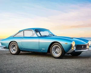 Classic Blue Ferrari Diamond Painting