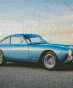 Classic Blue Ferrari Diamond Painting