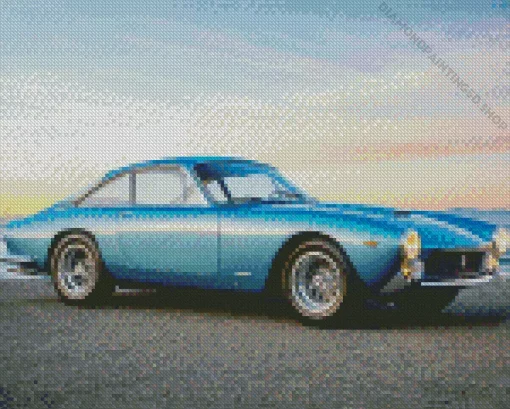 Classic Blue Ferrari Diamond Painting