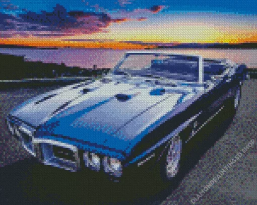 Classic Blue Firebird Diamond Painting