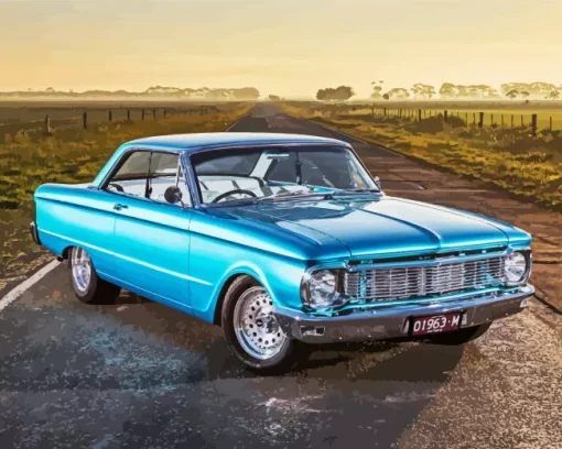 Classic Ford Falcon Diamond Painting