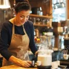 Female Barista Diamond Painting