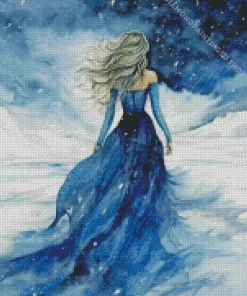 Dress In Snow Diamond Painting