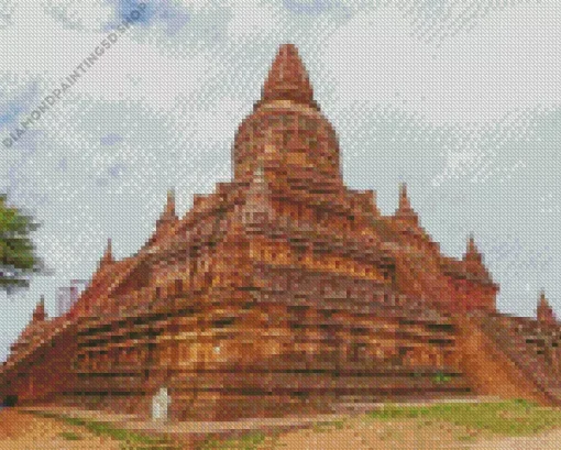 Old Bagan Myanmar Diamond Painting