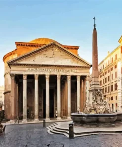 Pantheon Rome Diamond Painting
