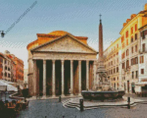 Pantheon Rome Diamond Painting