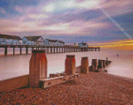 Southwold beach Diamond Painting