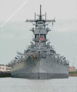 USS Lowa BB 61 Diamond Painting