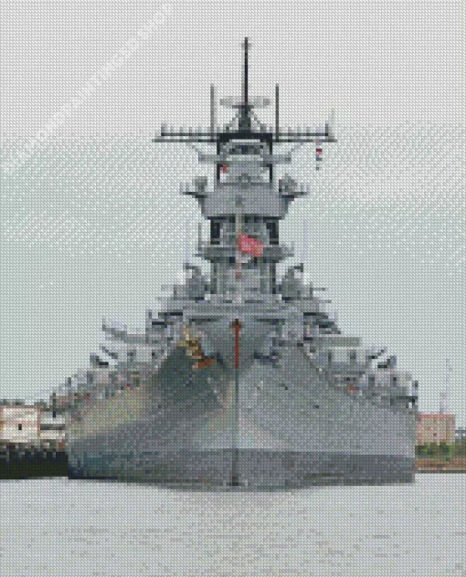 USS Lowa BB 61 Diamond Painting