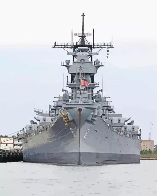 USS Lowa BB 61 Diamond Painting