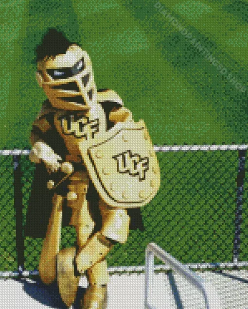 Ucf Knights Mascot Diamond Painting