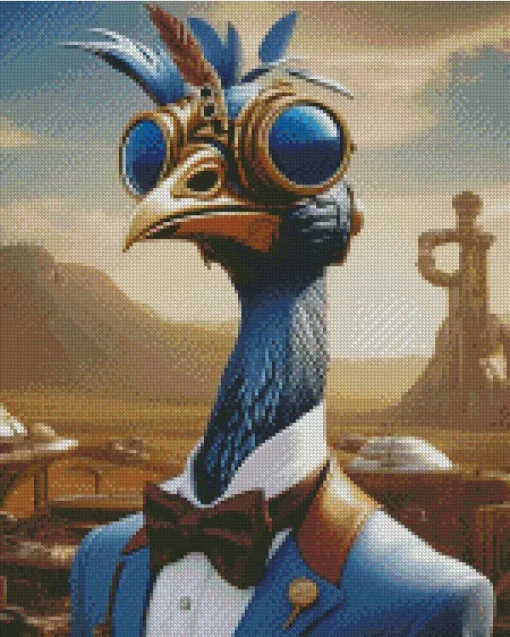 Classy Cassowary Diamond Painting