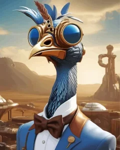 Classy Cassowary Diamond Painting
