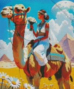 Egypt Camel Art Diamond Painting