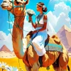 Egypt Camel Art Diamond Painting