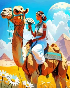 Egypt Camel Art Diamond Painting