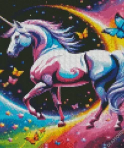 Galaxy Unicorn Art Diamond Painting