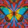 Geometric Butterfly Diamond Painting