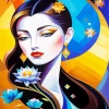 Geometric Face Diamond Painting
